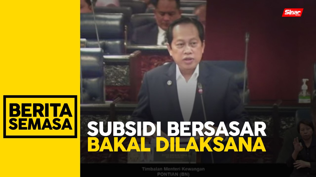 Subsidi bersasar bakal dilaksana