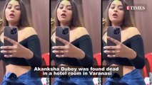 Bhojpuri actress Akanksha Dubey commits suicide