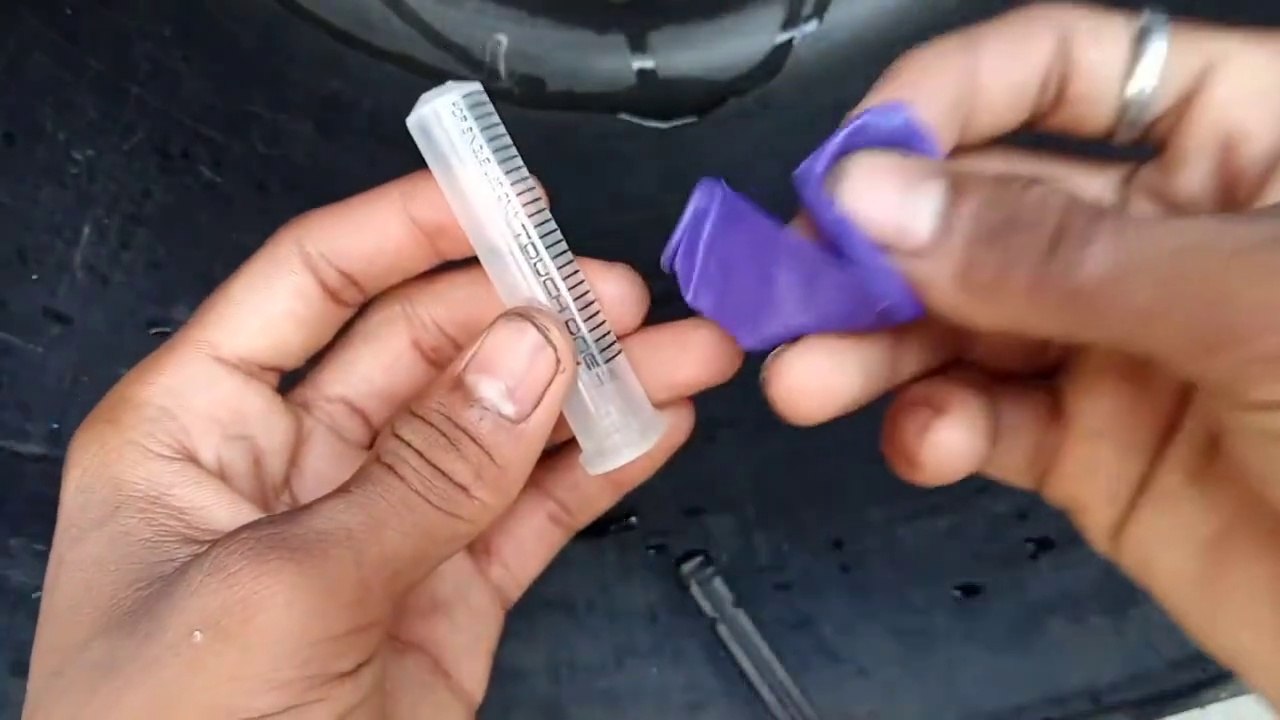 How to make syringe slingshot__How to make syringe gun