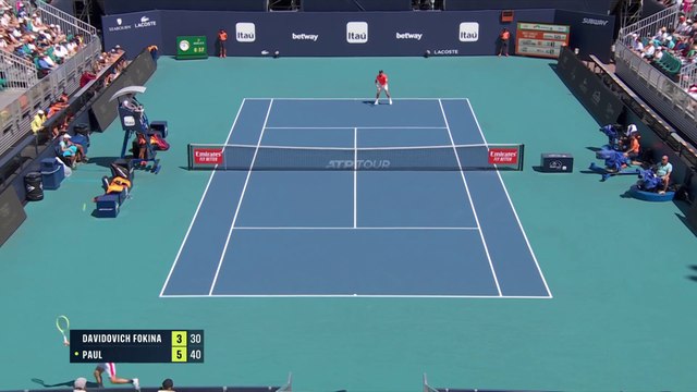 Davidovich Fokina v Paul | Miami Open | Match Highlights