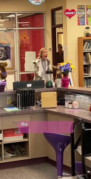 Teacher Surprised With Proposal At Work || Heartsome