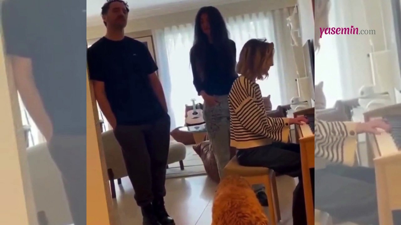 Tuba Büyüküstün ve Fırat Çelik'ten Fransızca düet!