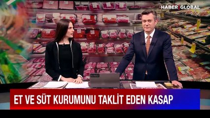 Et ve Süt Kurumu'nu taklit eden kasap