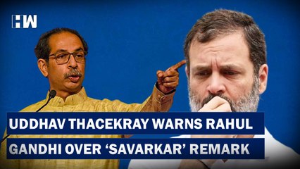 Headlines: Uddhav Thackeray's Warning To Rahul Gandhi Over "Not Savarkar" Remark | Congress Shivsena