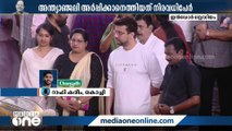 ഇന്നസെന്‍റിന്‍റെ മൃതദേഹം വഹിച്ചുള്ള വിലാപയാത്ര ആലുവയിൽ