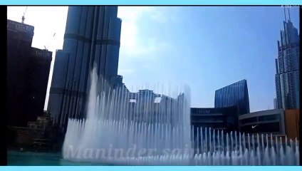 Burj khalifa water fountin Beautifull vews