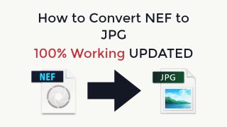 How to Convert NEF to JPG (100% Working)