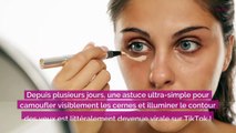 Cette nouvelle technique ultra-simple pour camoufler les cernes et illuminer le contour des yeux a conquis la toile