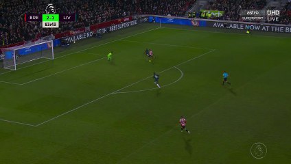 Bryan Mbeumo Scores for Brentford Against Liverpool in Premier League (4K)