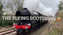 Flying Scotsman going to York Railway Museum