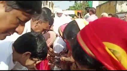 साध्वी के सा​न्निध्य में मनेगी महावीर जयंती, विज्ञाश्री ने किया मंगल प्रवेश