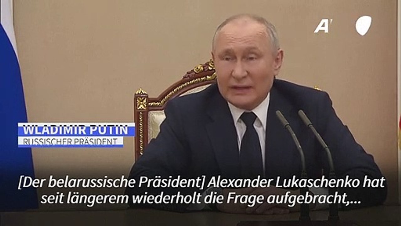 Putin kündigt Stationierung von Atomwaffen in Belarus an