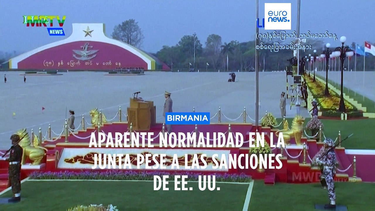 La junta celebra el Día de las Fuerzas Armadas bajo la sombra de las sanciones de EE. UU.