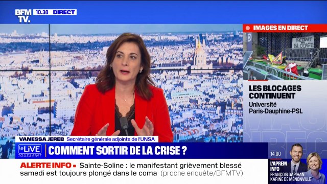 Ce n'est pas une main tendue, mais une petite claque : Vanessa Jereb (Unsa) réagit aux propos d'Élisabeth Borne