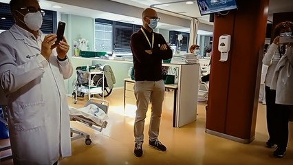 Primer concierto en directo para pacientes de cáncer en el Hospital de León