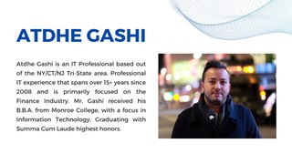 Atdhe Gashi: How to Build a Successful Career in IT and Finance