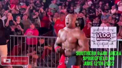 Bobby Lashley vs Omos Full Match - WWE Live Event
