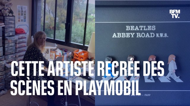 Abba, les Beatles, Tintin... Cette artiste recrée des scènes mythiques avec des Playmobil