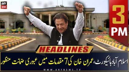 ARY News Prime Time Headlines | 3 PM | 27th March 2023