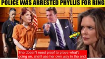 Breaking News Y&R Spoilers Police arrest Phyllis - she stole Diane's engagement