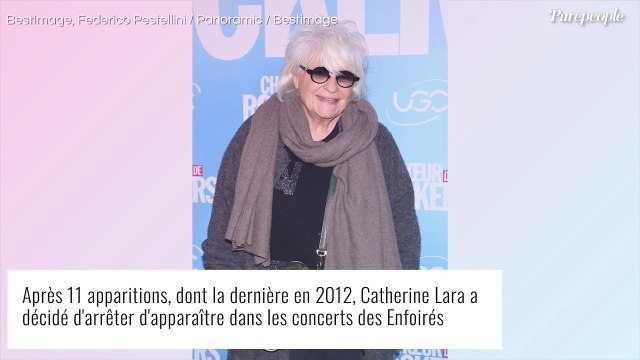 De plus en plus ridicule... : Catherine Lara et Les Enfoirés, elle se lâche et dévoile les raisons de son départ