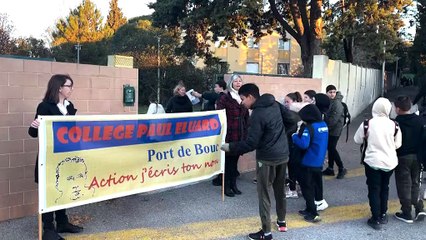 Port de Bouc:  des professeurs mobilisés contre la réforme des retraites