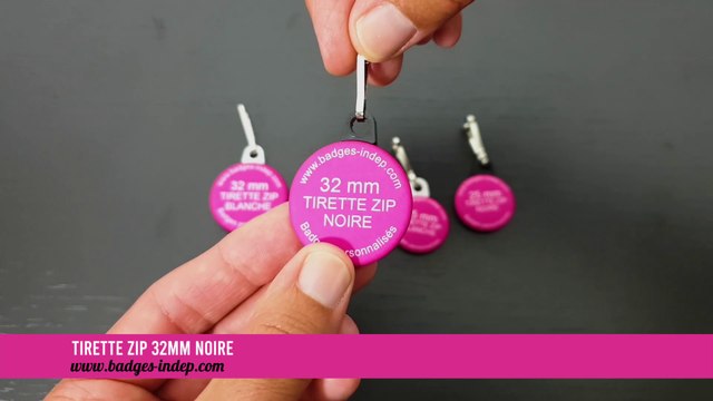 Tirettes zip personnalisés