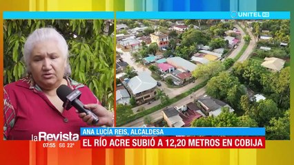 La alcaldesa de Cobija se pronuncia sobre las inundaciones