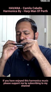 Havana - Camila Cabello | Harmonica music @camilacabello #havana #shortsfeed #shorts #youtubeshorts