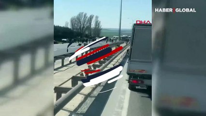 TEM Silivri'de feci kaza: Çok sayıda yaralı var