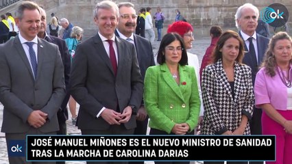 José Manuel Miñones llega a Sanidad como licenciado en Farmacia y delegado del Gobierno en Galicia