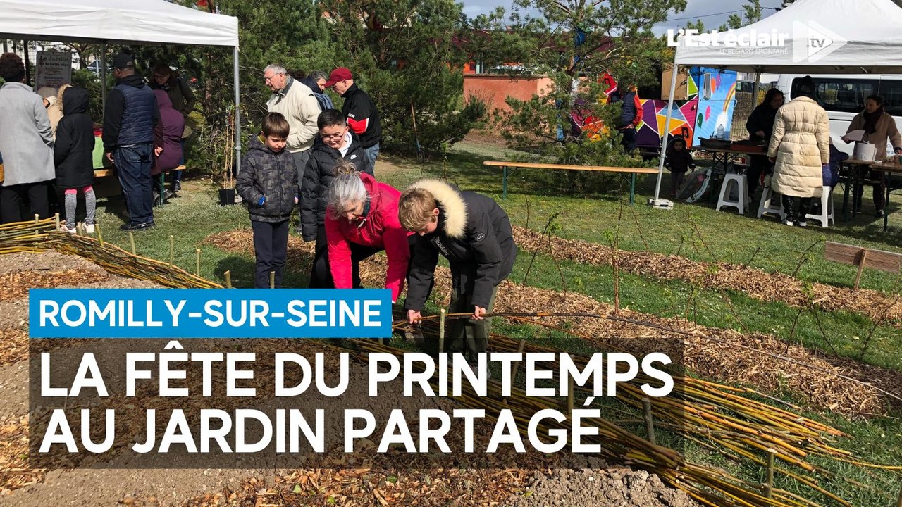 La Fête du printemps célébrée au jardin partagé des Lumières de Romilly-sur-Seine