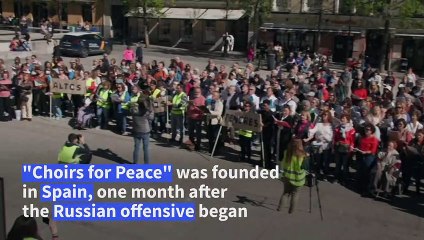 In Madrid, choirs come together to sing for peace in Ukraine