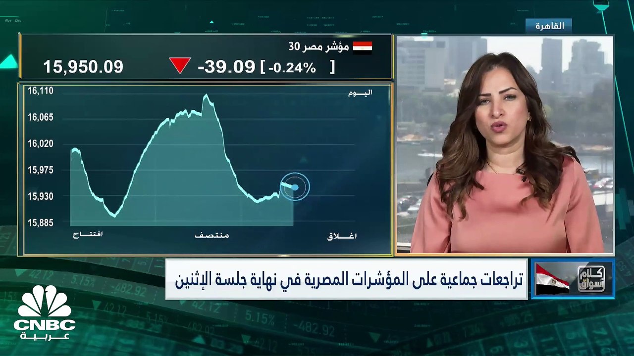 تراجع المؤشر الثلاثيني المصري من أعلى مستوياته...