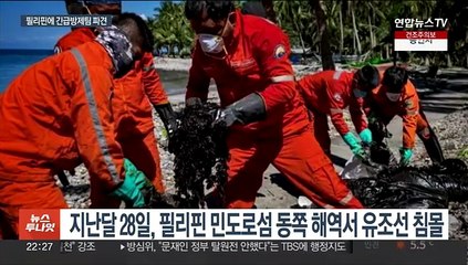 "필리핀 기름 유출 막는다"…해경, 긴급방제팀 첫 파견