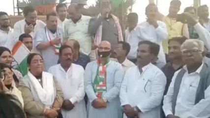 सिंगरौली: कांग्रेसियों ने निकाली शहर में जन आक्रोश रैली, निष्पक्ष जांच की रखी मांग