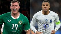 Kylian Mbappe praises ‘great striker’ Evan Ferguson ahead of Euro 2024 qualifier