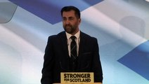 Moment Humza Yousaf announced as new SNP leader to replace Nicola Sturgeon