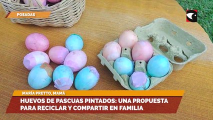 Huevos de pascuas pintados una propuesta para reciclar y compartir en familia