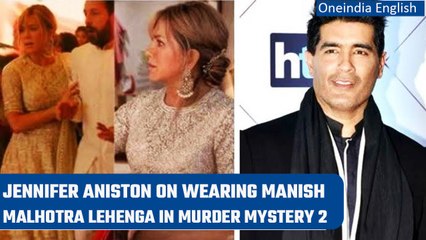 Video herunterladen: 'Murder Mystery 2' gets desi twist; Jennifer Aniston dazzles a Manish Malhotra lehenga|Oneindia News