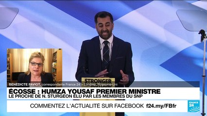 Écosse : Humza Yousaf Premier ministre, le proche de Nicola Sturgeon élu par les membres du SNP