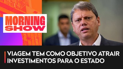 Tarcísio de Freitas inicia agenda na Europa