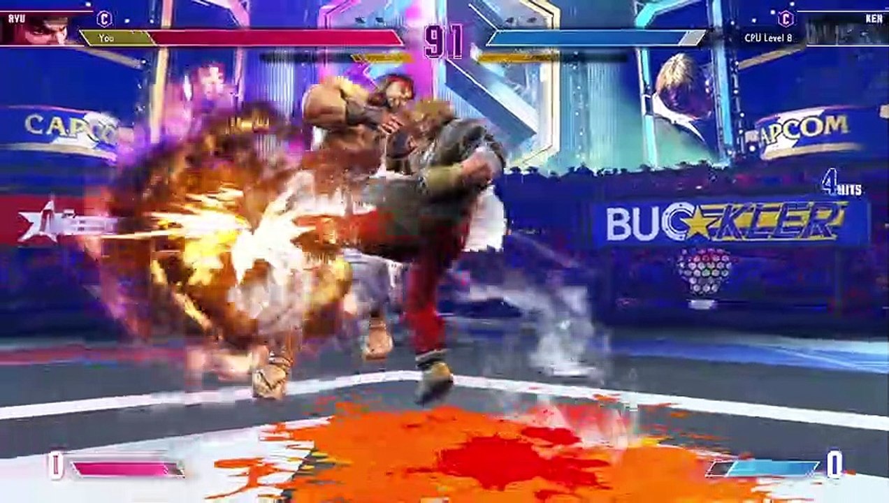 Ryu vs Ken (Street Fighter 6 Gameplay)