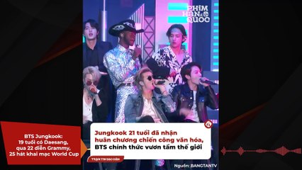 BTS Jungkook: 19 tuổi có Daesang, qua 22 diễn Grammy, 25 hát khai mạc World Cup | Điện Ảnh Net