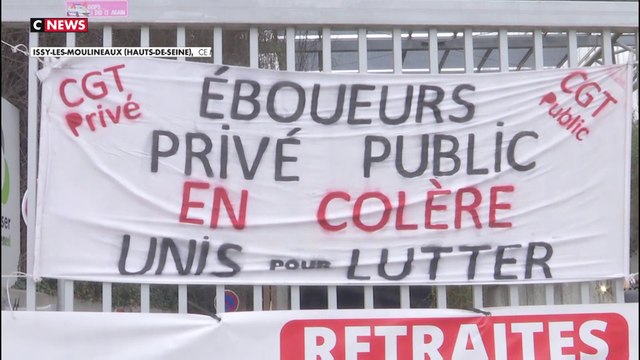 Réforme des retraites : les éboueurs toujours en grève