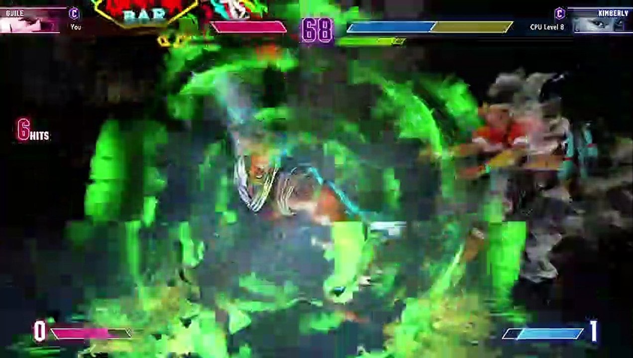 Guile vs Kimberly (Street Fighter 6 Gameplay)