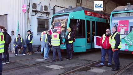 Una macrohuelga de transporte paraliza la actividad en Alemania