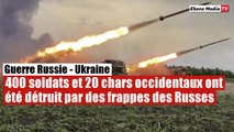 Plus de 400 soldats d'élite ukrainiens éliminés par des frappes des Russes