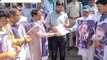 बैतूल: कार्यकर्ताओं ने सीने पर लगाए राहुल गांधी के पोस्टर, अनोखें अंदाज में देखें प्रदर्शन