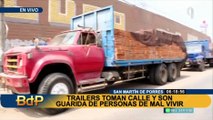Grave denuncia: vecinos de SMP denuncian que gente de mal vivir utiliza camiones como guarida
